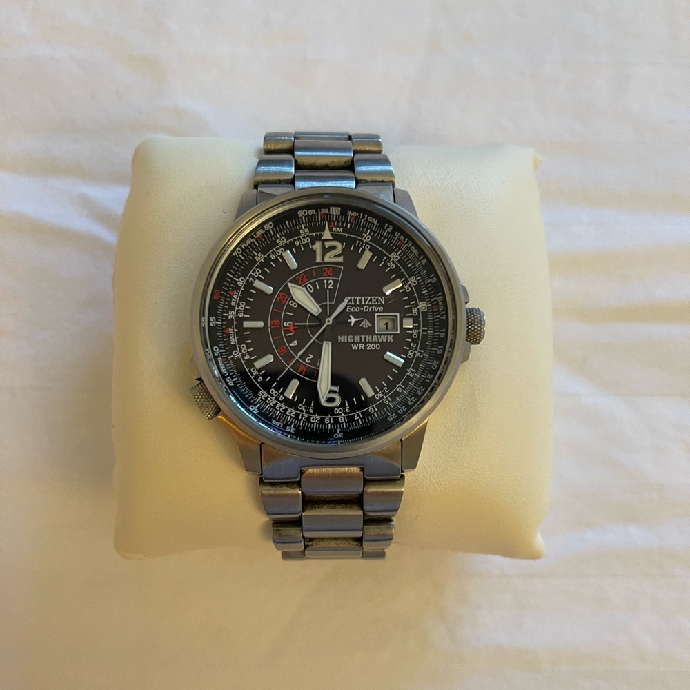 CITIZEN Eco-Drive Night Hawk Watch BJ7000-52E